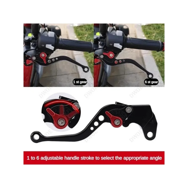 Motorcycle accessories Long and Short CNC Aluminum Adjustable Brake Clutch Levers Handle for Motorbike Aprilia RSV4 FACTORY