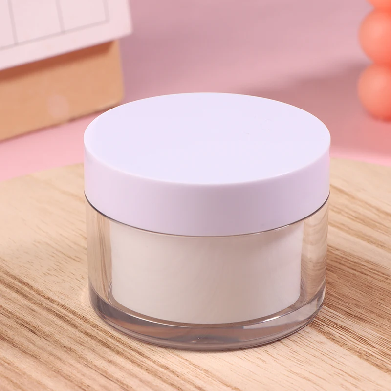 1PC Round Refillable Bottles Plastic Empty Cosmetic Jar Makeup Container Face Cream Eyeshadow Gel Suncreen Perfume Travel Bottle