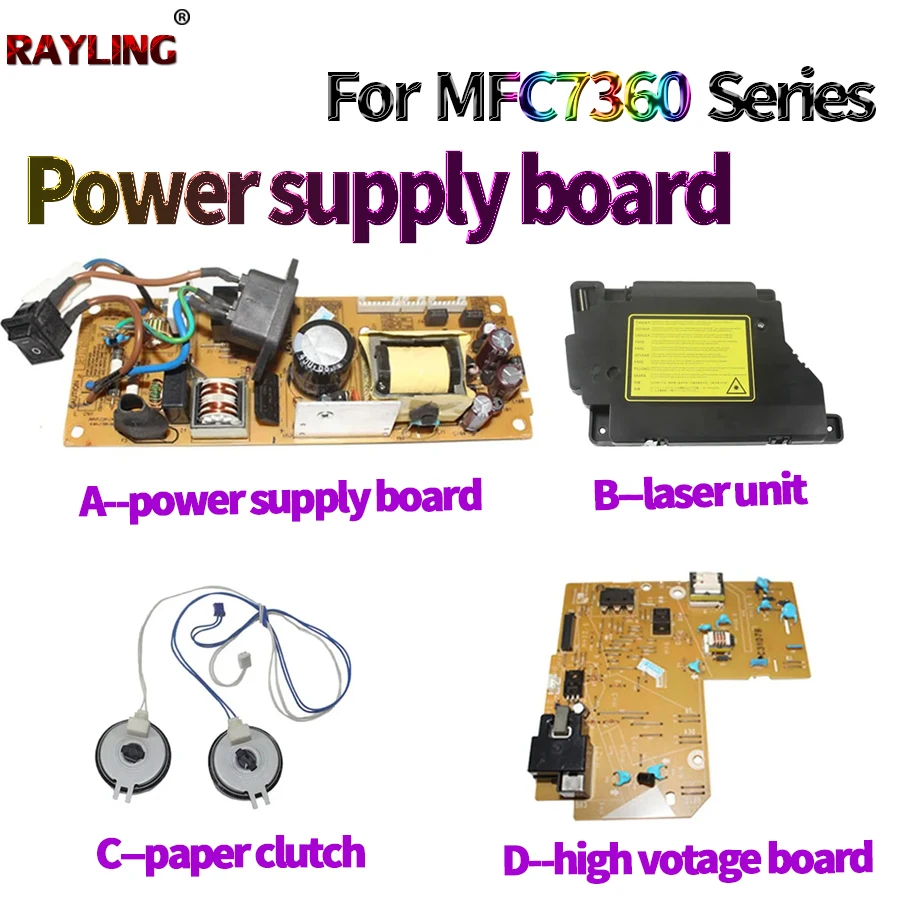 High Voltage Board Power Supply Board For Brother 7057 7060 7065 7070 7640 7400 7360 7460 7860 7290 2240 2215 2250 2130 2132