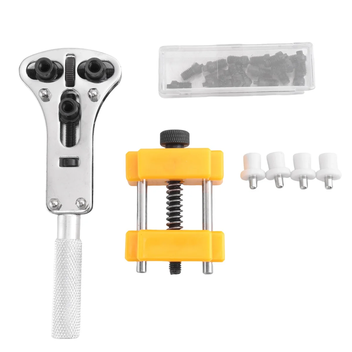 ELBA_Adjustable Watch Case Removal Mount Three-Claw Open Cover Set Watch Repair Kit