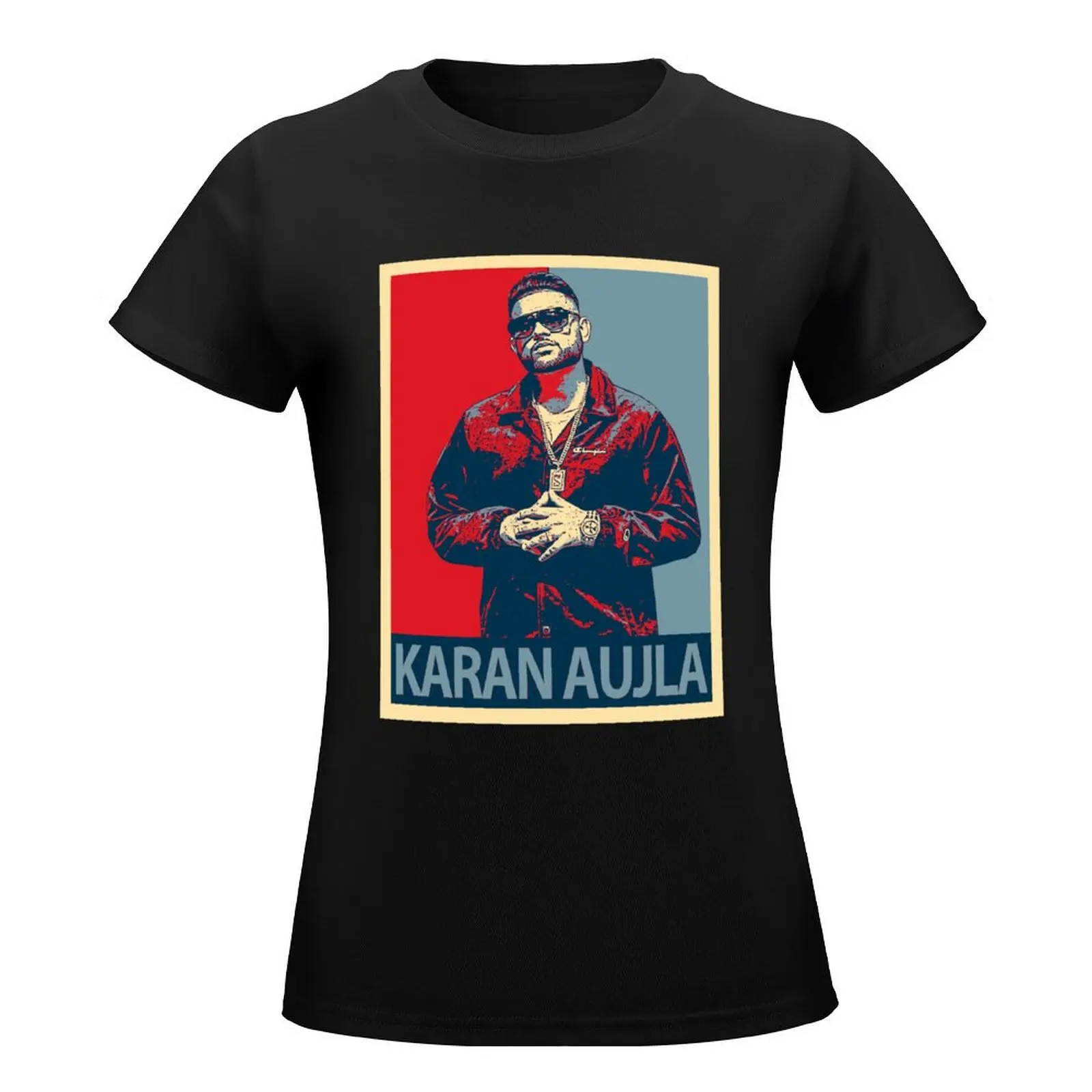 karan aujla T-Shirt Short sleeve tee graphics Top Women