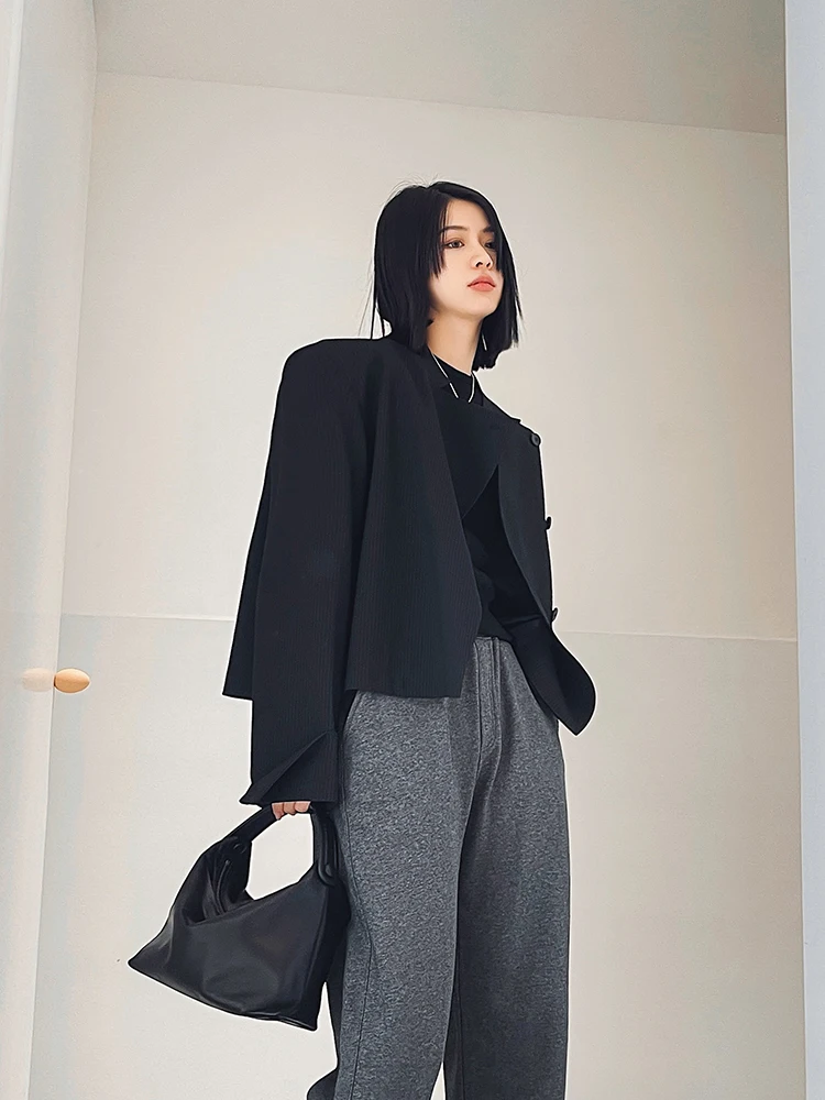 

Женская куртка IMGN POW с воротником-стойкой, прямого кроя, с длинными рукавами, в полоску, весенняя, тонкая, стандартного кроя