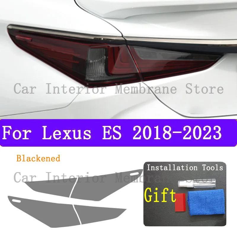 

Для Lexus ES 2018 2019 2020 2021-2023 автомобильная внешняя фара против царапин, передняя лампа, тонировка, защитная пленка из ТПУ, аксессуары для ремонта