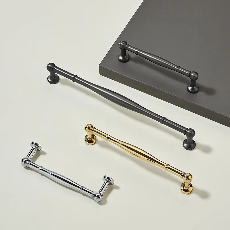 Brass Cabinet Door Handle, Modern and Simple Nordic Drawer Cabinet, Wardrobe Handle, Small Single Hole Kitchen Cabinet