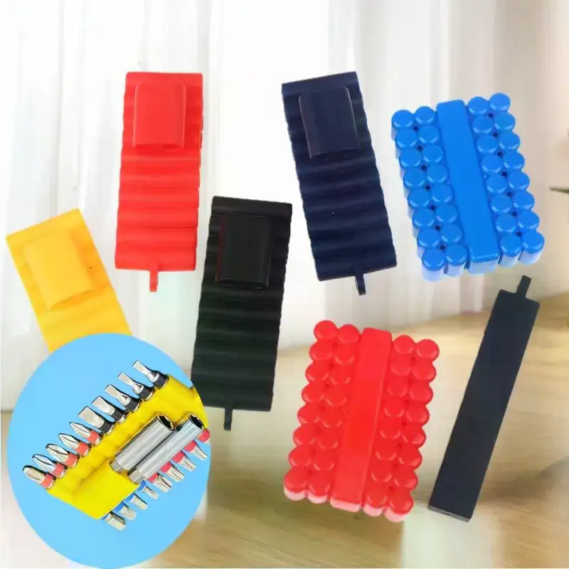 Set of 2/3/5pcs Screw Driver Storage Case with 10/22/32 Holes; Drill Bit Holder for 1/4