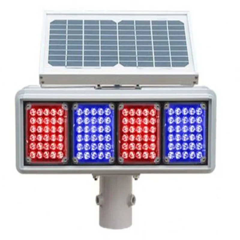 traffic warning lights, supply output, and place warning lights in front of highway maintenance operations