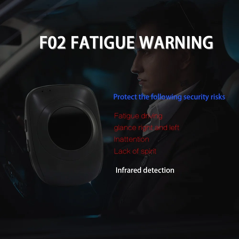 Anti-Sleep Alarm Monior Eye Blinking Detection Facial Reading Alert Motion Detection for Dangerous Drive Assistance Car Alarms