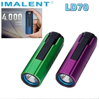 IMALENT LD70 EDC Pocket Flashlight Compact Powerful Torch 4000 Lumens Cree LED Handlight Rechargeable Super Bright Lantern