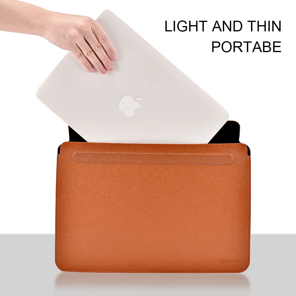 Cingrow Laptop Hoes Voor Macbook Air 15.3 2024 Waterdichte Laptoptas Voor Macbook Air 13 Pro 14 Ultra-Dunne Notebooktas 15.6