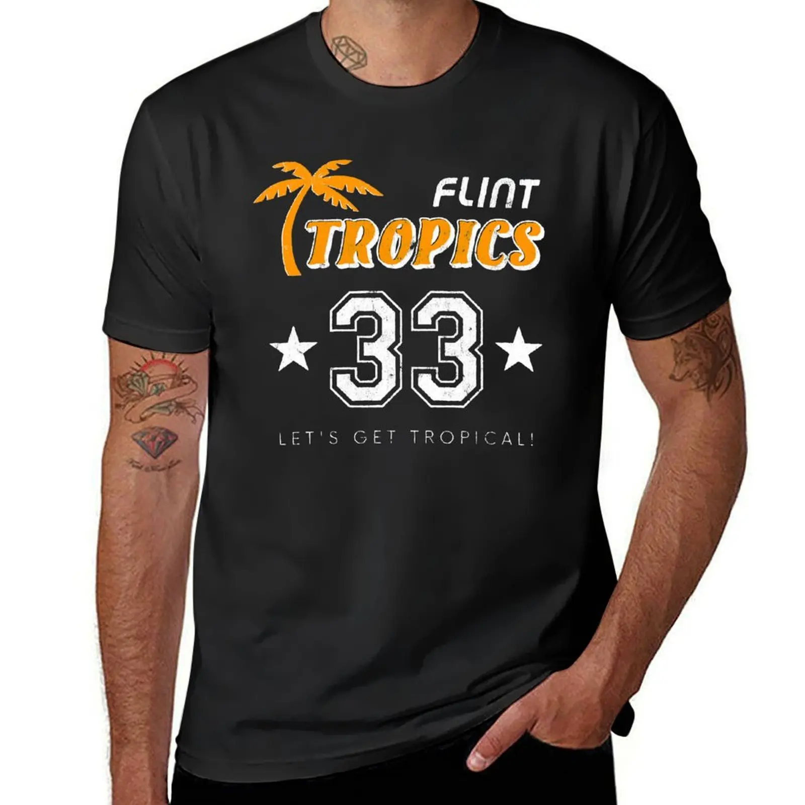 Flint Tropics - All Star T-Shirt hippie clothes korean fashion summer clothes heavy weight t shirts for men