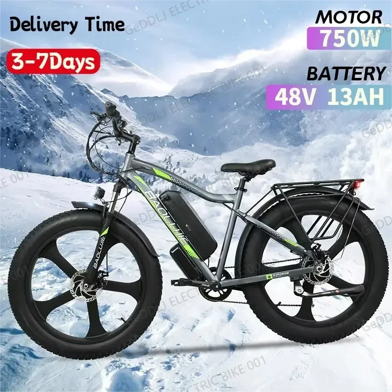 BLJ2620 Electric Mountain Bicycle 48V750W13AH Lithium Battery Aluminum Alloy Frame Display Lcd European Warehouse In Stock Ebike