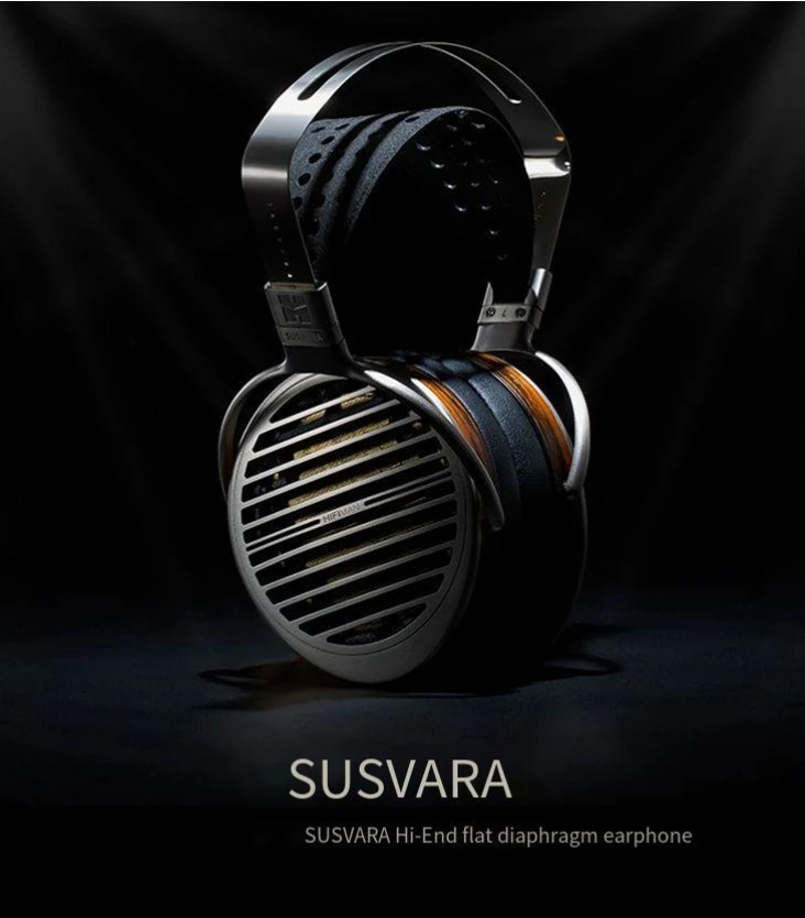 Hifiman SUSVARA Flat Panel Earphones with Nano Flat Membranes HIFI Fever Headworn Hifiman SUS