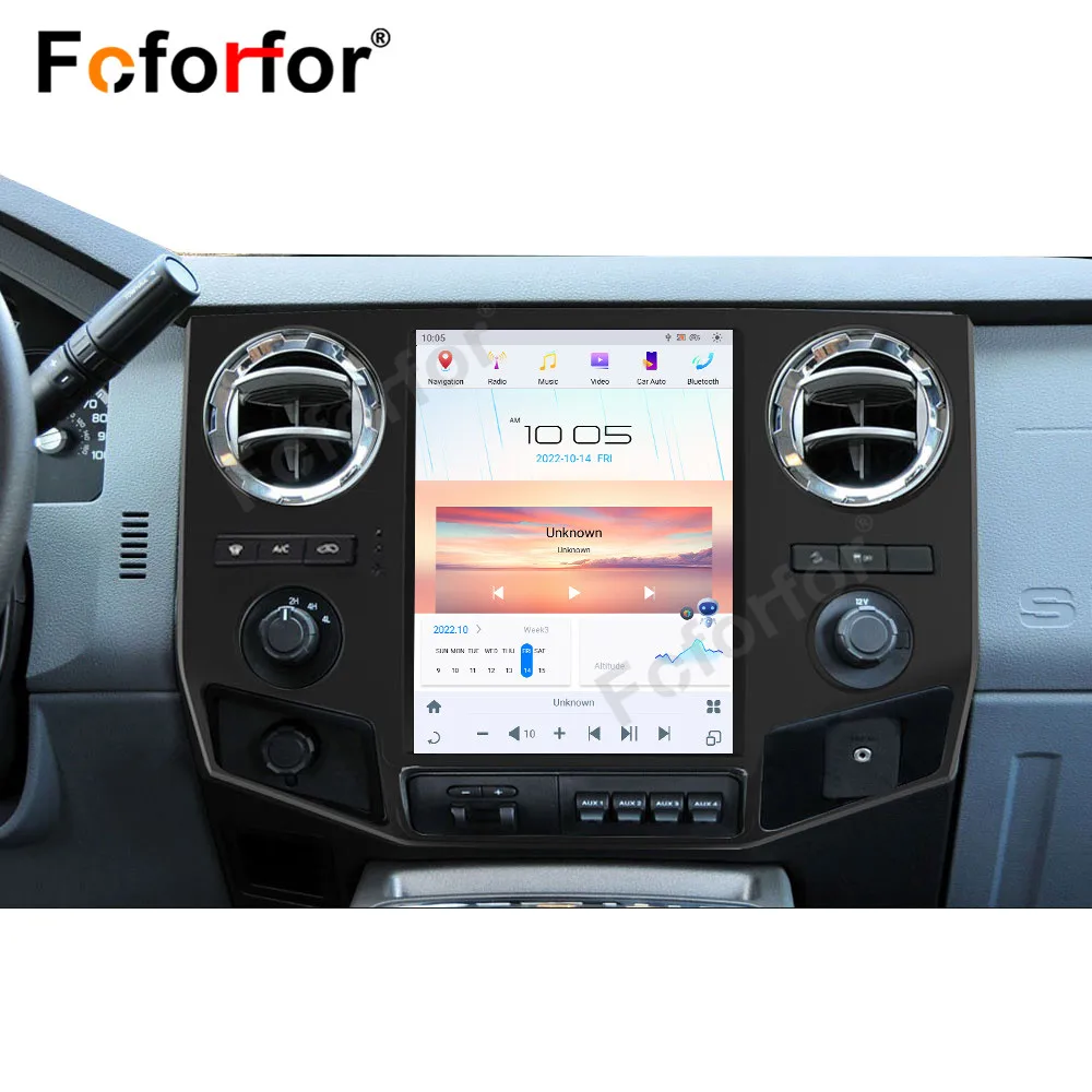 

12.1 Inch Qualcomm For Ford F250 F350 2009-2012 Car Radio CarPlay Android 13 HD Screen Multimedia Player GPS Navi Head Unit