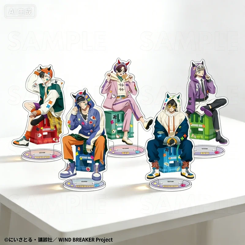 

Japan Anime WIND BREAKER Season Sakura-harusugita Keitaro Acrylic Stand Model Plate Key Decoration Desktop Ornament