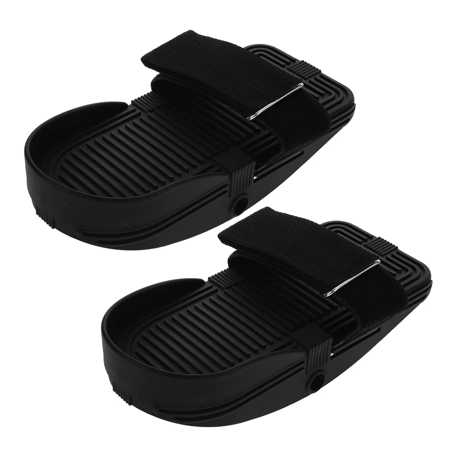 1Pair Rowing Machine Flat Pedals Ergonomic Anti-Slip Foot Pedals for Indoor Rowers Beginners to Advanced Full Body Training