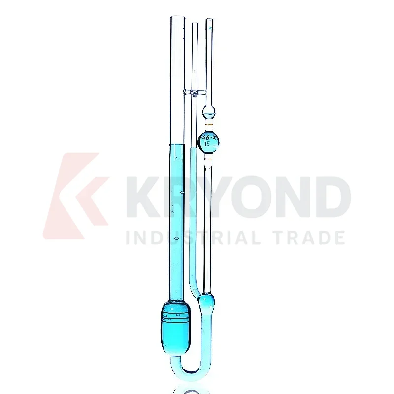 Ubbelohde Capillary Viscometer 1835 Type, Glass Device for Liquid Viscosity Coefficient Measurement in Laboratory Testing, 1/PK