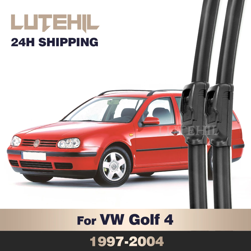 

For VW Golf Mk4 1997-2004 1998 1999 2000 2001 2002 2003 Wiper Front Wiper Blades Windshield Windscreen Window Brush 21"+19"