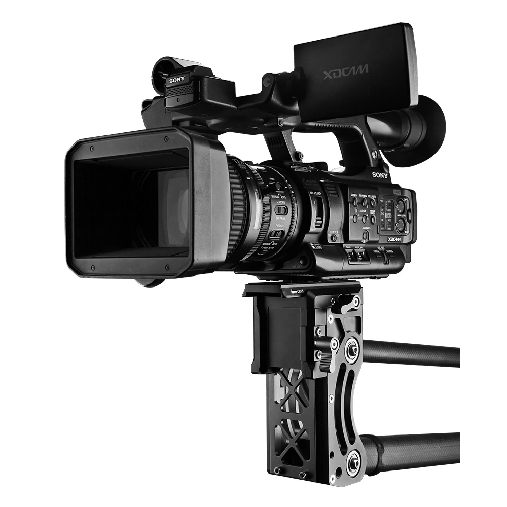 E-IMAGE Huntsman J100 75mmボウルサイズ パララックスコントロール フリュードドラッグ カメラクレーンジブキット