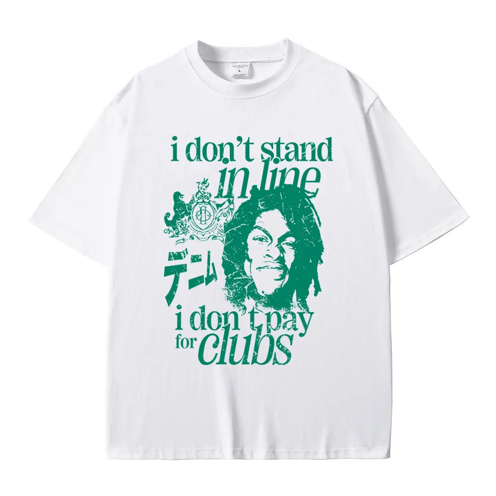 Rapper Daniel Caesar Get You T-shirt Men Women Hip Hop Fashion Pop Music T Shirts Men's Casual Retro Cotton T-shirts Streetwear