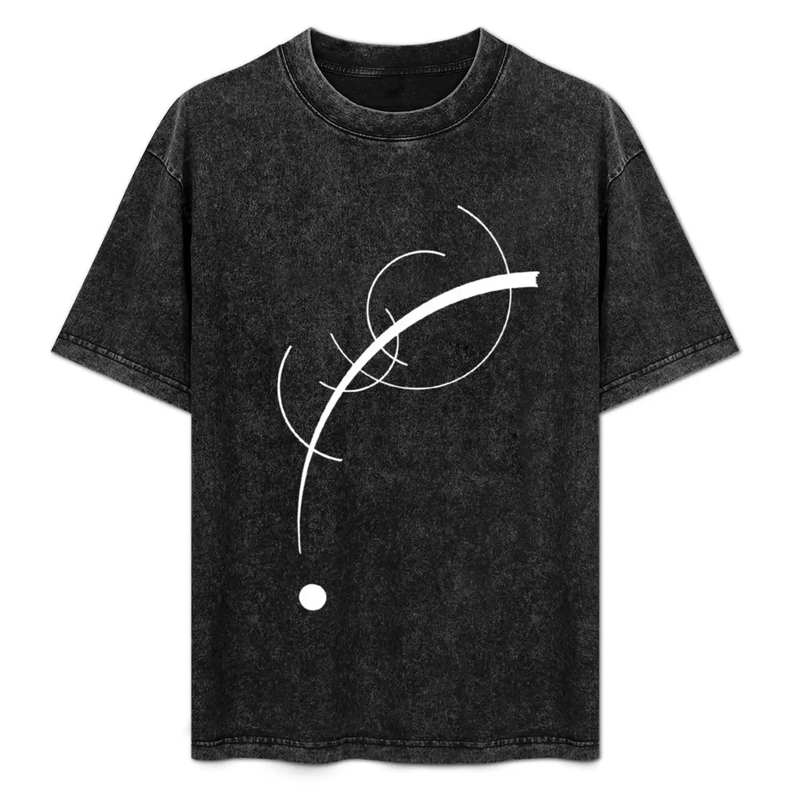 

Free Curve to the Point- Accompanying Sound of Geometric Curves 1925 - Wassily Kandinsky T-Shirt Long Lasting Casual T-Shirt
