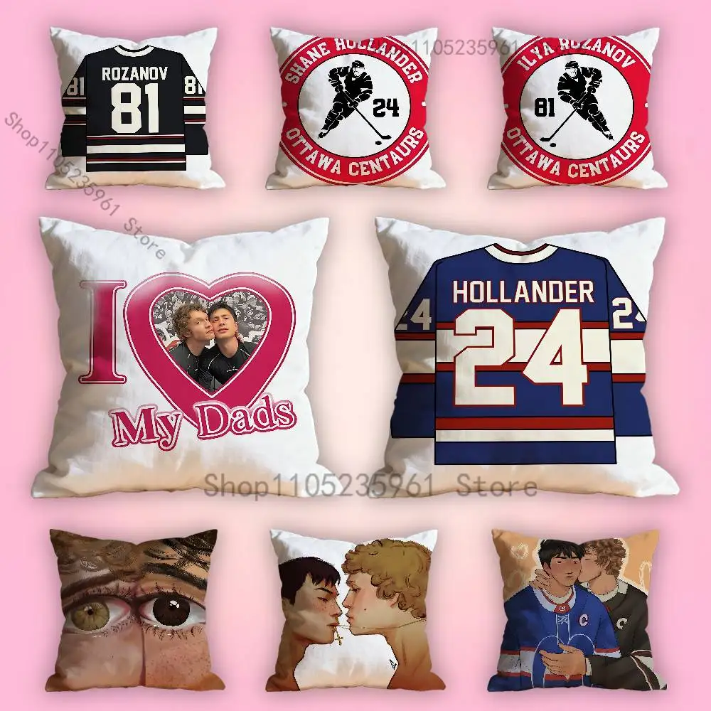 

H-Heated R-Rivalry Shane Ilya Pillowcase for Sofa Room Office Decor Printing Protector Cushion Cover Valentine gift Custom