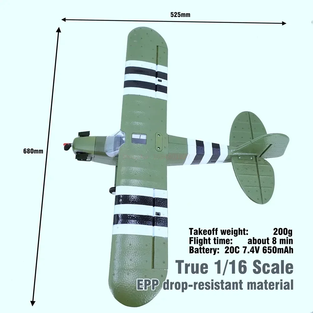 1/16 zdalnie sterowany Model samolotu J3 bezszczotkowy cztery kanały sześcioosiowy 3d puszczania samolotów samolot zabawkowy Model lotniczy