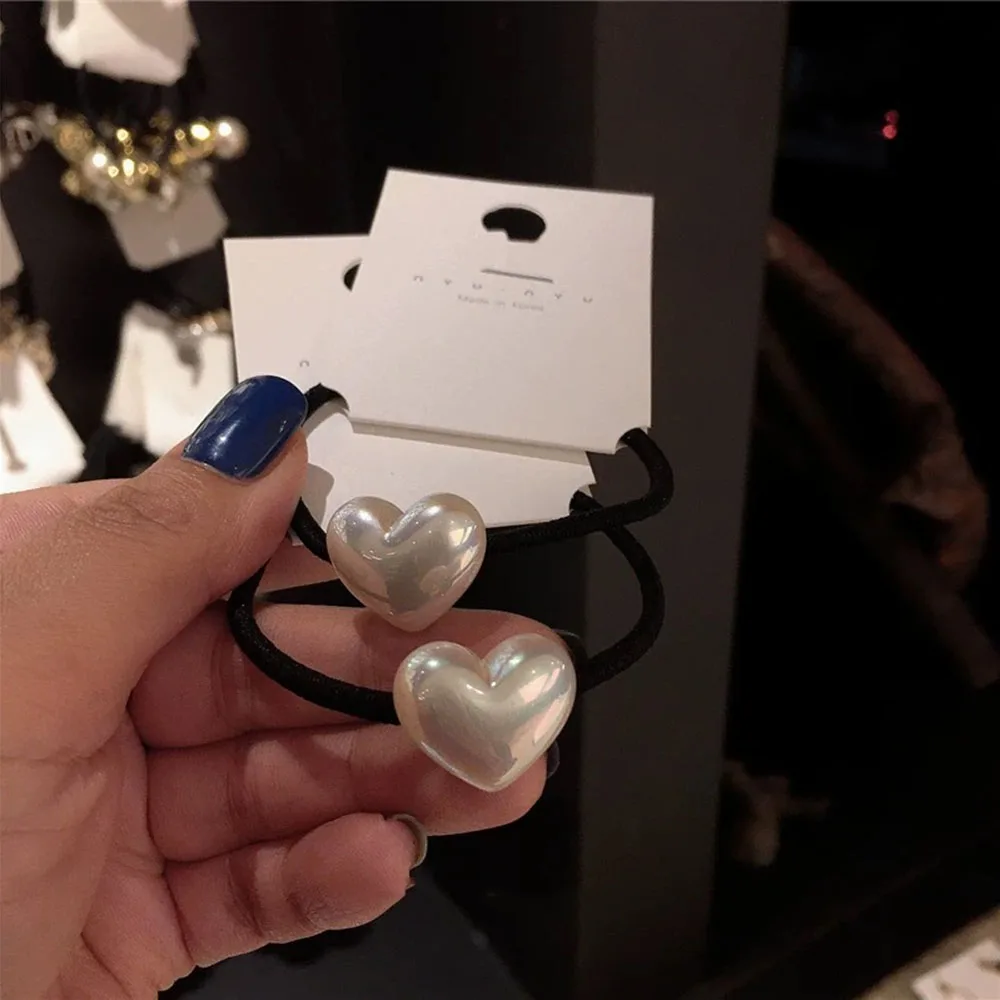 1 шт., резинки для волос в форме сердца