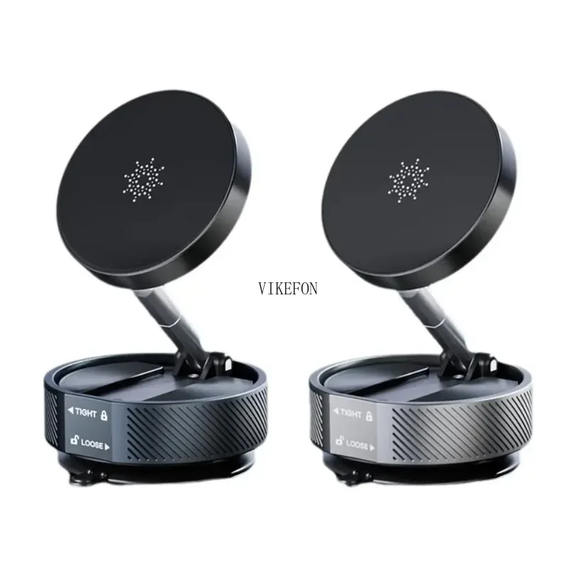 

Vacuum Magnetic Suction Cup Phone Car Holder 360 Rotation For Magsafe iPhone 16 15 14 13 12 Electric Vacuum Folding Swivel Stand