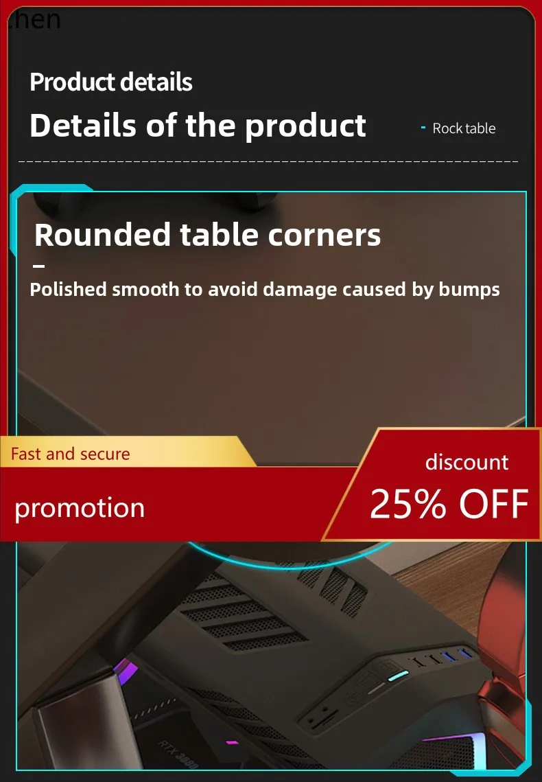 

YFY Computer Desktop Home E-Sports and Chair Set Simple Modern Simple Bedroom Office Desk Student