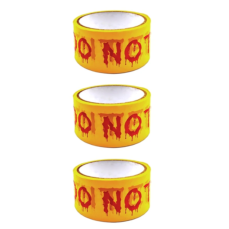 Halloween Decorations Caution Tape,Do Not Enter Scary Caution Tape Roll Outdoor Spooky DIY Decorative Accessory