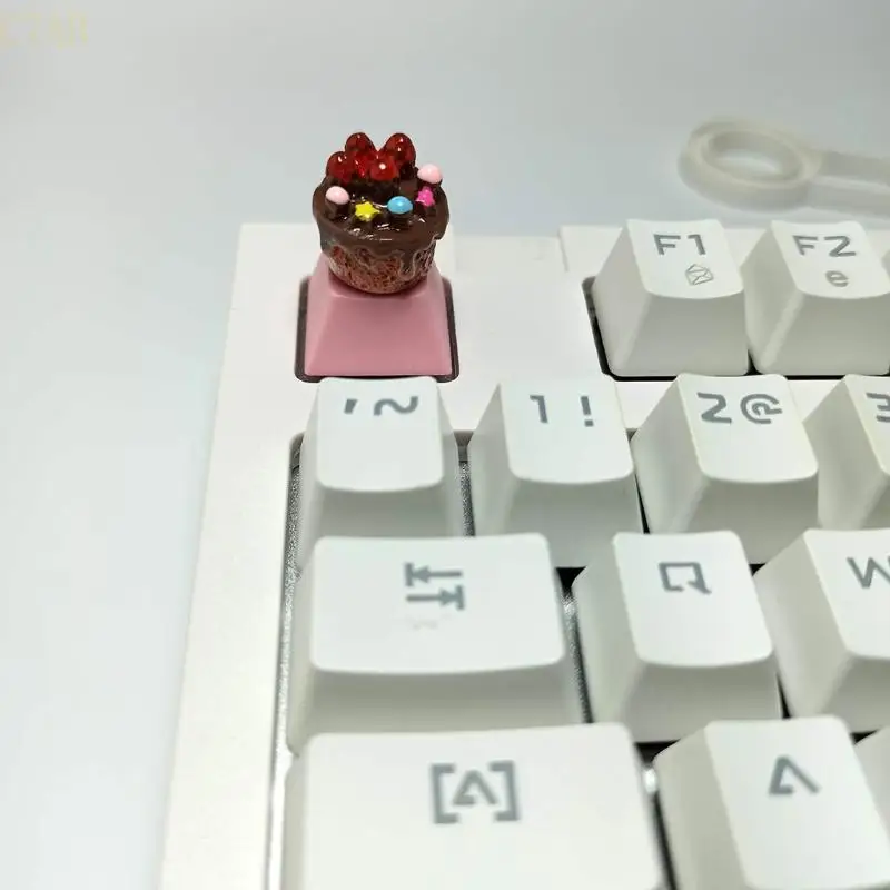 

C7AB DIY Keyboard PBT OEM Keycap Height Delicious Cake Keycap for Mx Mechanical Keyboard for Girl's Gifts