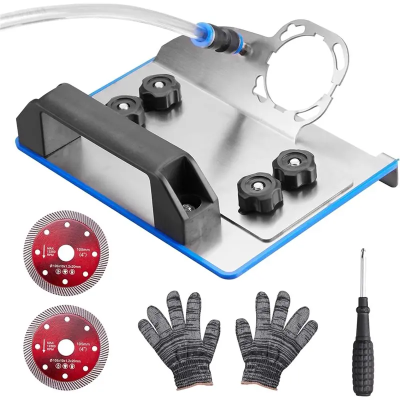 ABLU-For 100-Type Angle Grinders Compatible 45 Degree Tile Chamfering Tool Angle Grinder Stand,For 45° For Tile Cutting