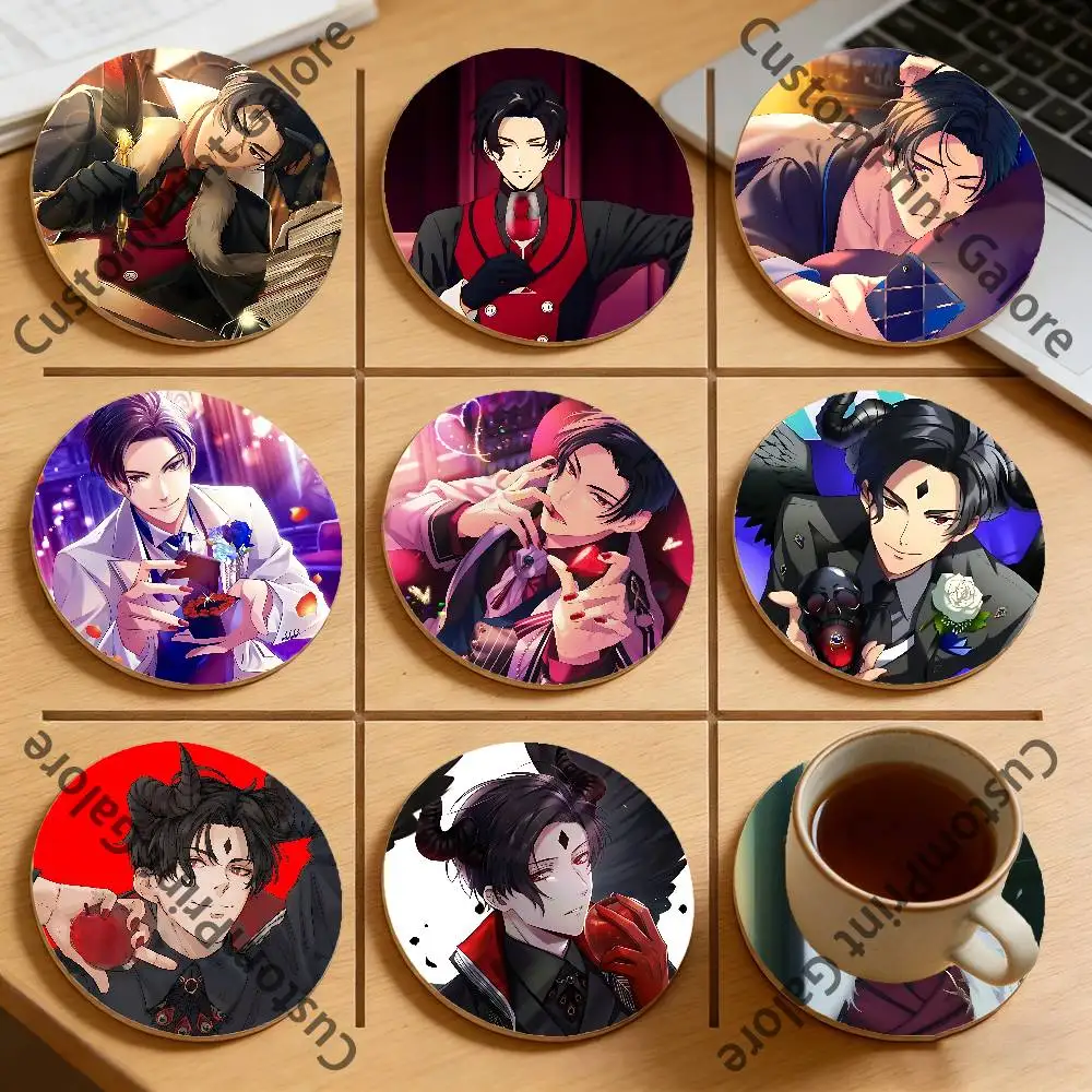 

Lucifer O-Obey M-Me Heat-Resistant Pine Coasters Lightweight Sturdy for All Drinkware Easy to Clean