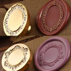 Vintage Style Flower Lace Wax Seal Stamp Removable Brass Head DIY Crafts Card Album Making Scrapbook Stencil New 2024