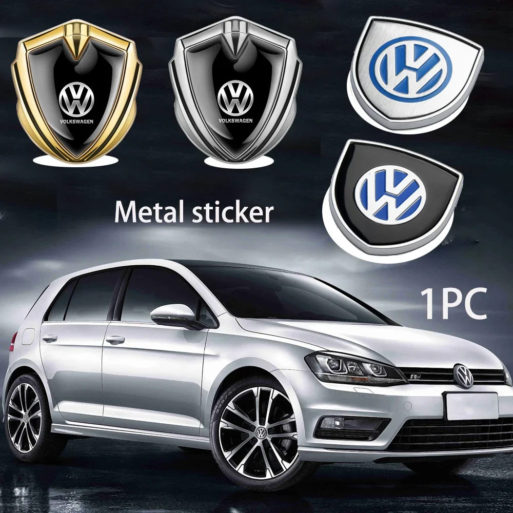 

1 шт. 3D металлическая эмблема на боковое крыло автомобиля, наклейка для VW Jetta Golf Beetle CC GTI R32 MK4 golf 4 motion MTM, автоаксессуары