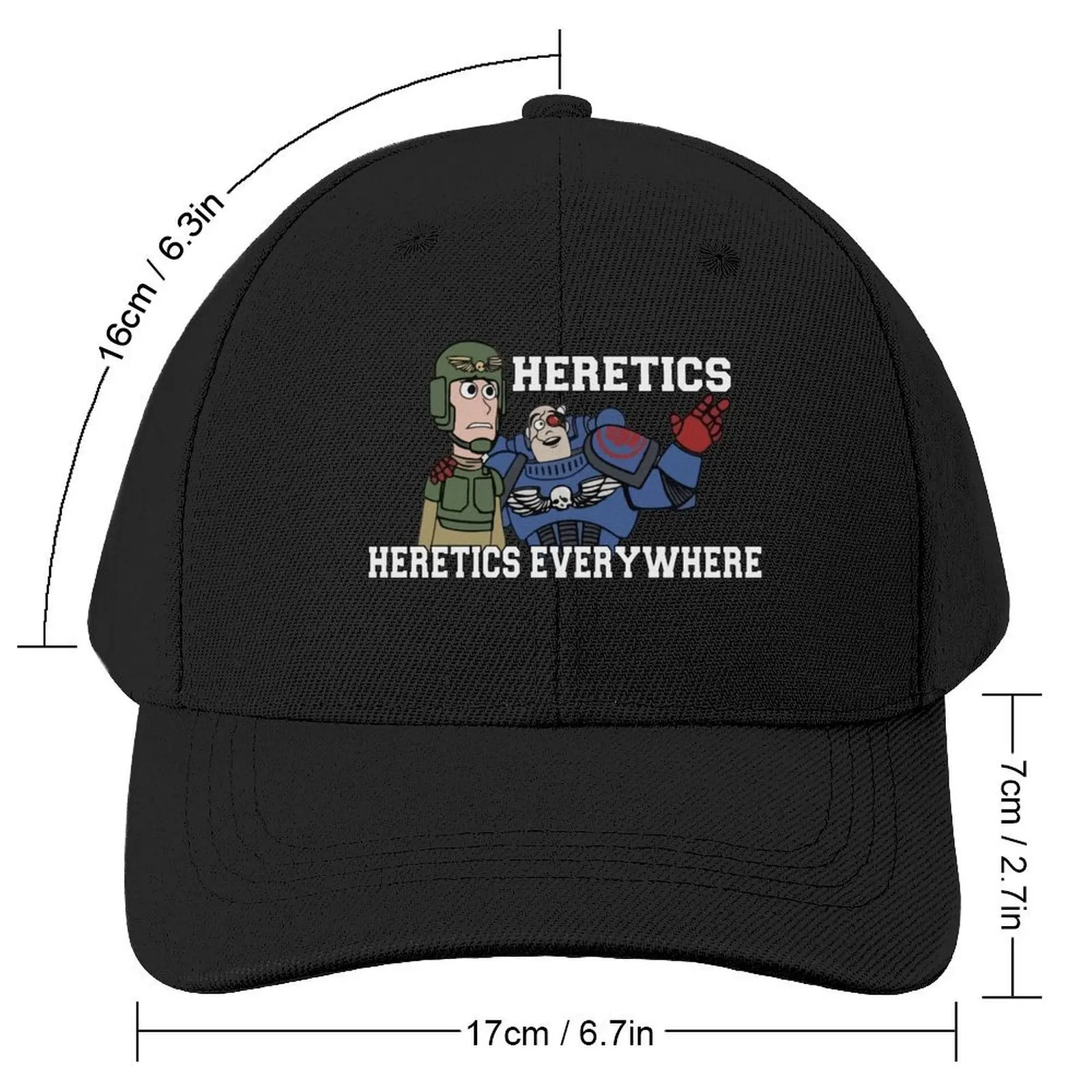 Heretics, Heretics Everywhere!! 40k Print Baseball Cap birthday Uv Protection Solar Hat Luxury Brand Baseball Men Women's