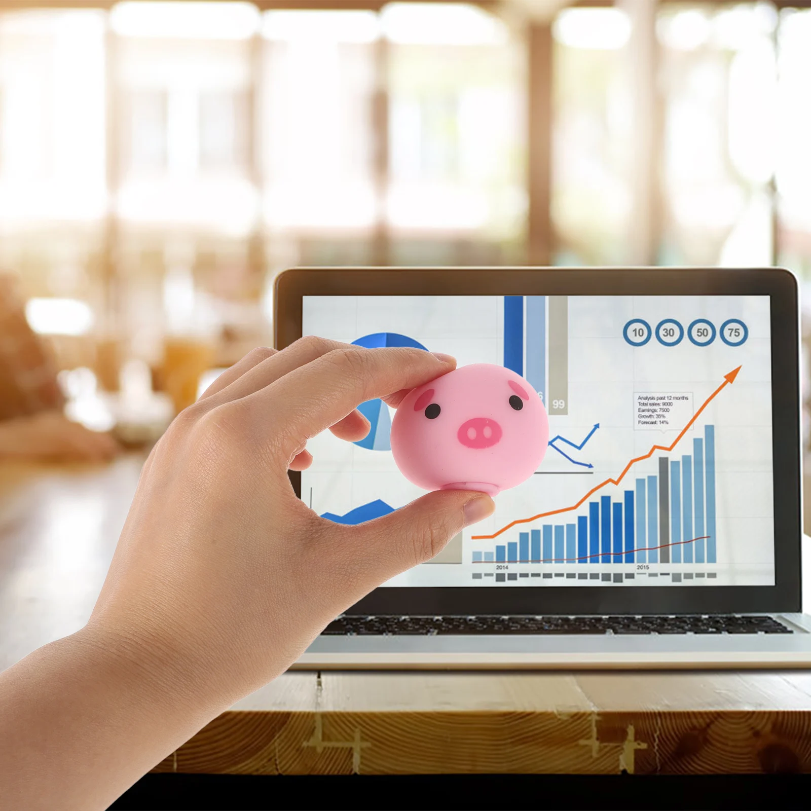 مجموعتان من ألعاب الضغط على شكل كعكة محاكاة لعبة قابلة للتمدد من البلاستيك المرن هدية مثالية لحفلات أعياد الميلاد