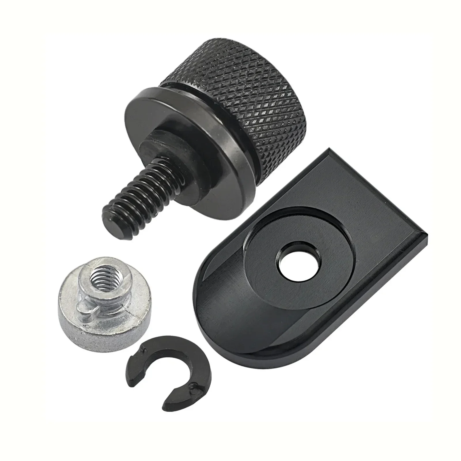 Motorcycle Rear Fender Seat Bolt Screw Nut Tab Kit Mount Knob Cover For XL Touring FLHR Softail Street Road Ultra Glide Touring