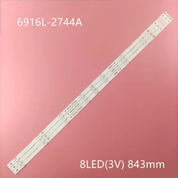 TV 용 LED 백라이트, 43 인치, 43UH603V, 43lh5700, 43VH6100, 6916L-2744A, 6916L-2743A, V16.5, ART3, LC430DGE, FJ M2, 43lh590v