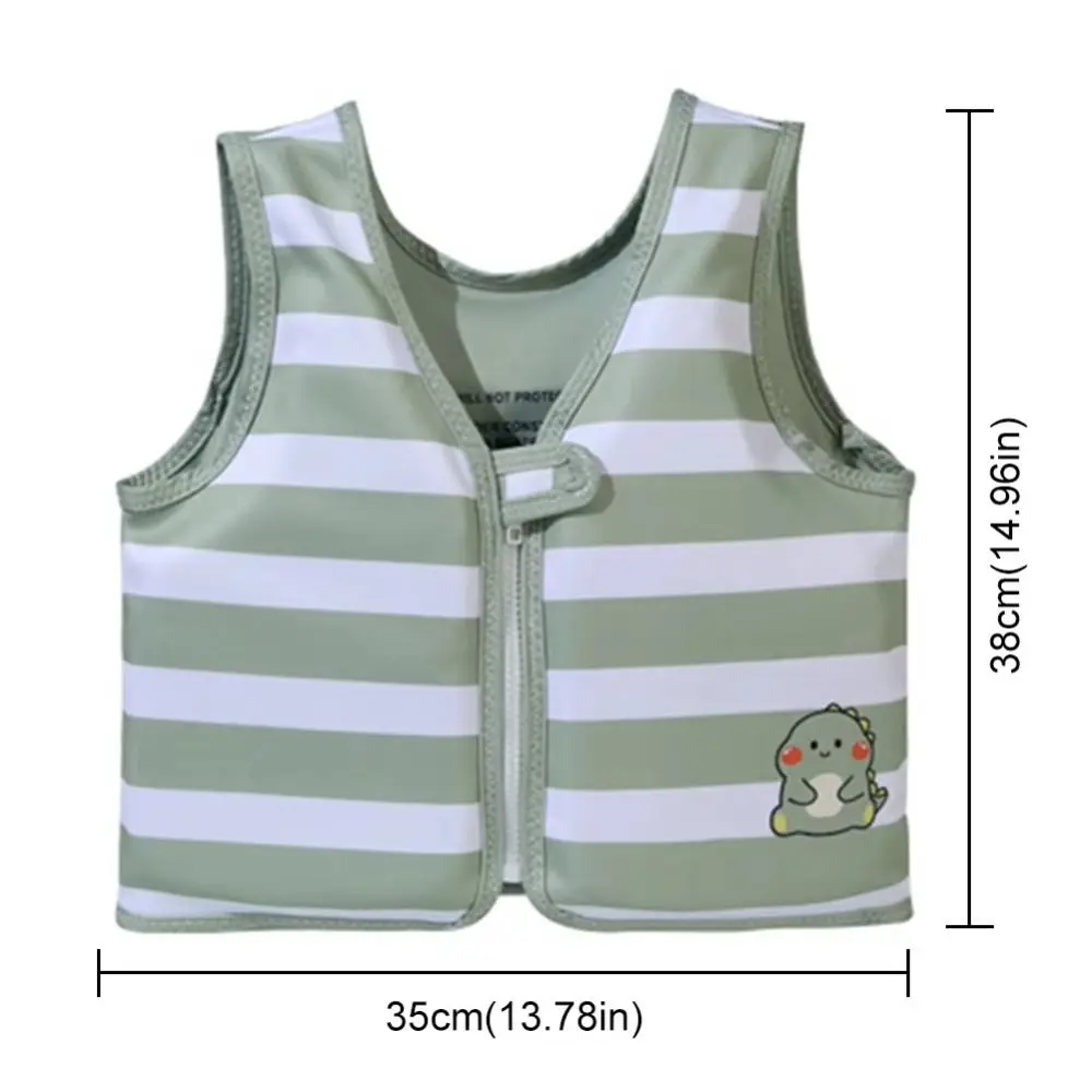 Nicht abfallende Kinder-Schwimmweste, verstellbare, stabile Baby-Schwimmweste, Cartoon Anti-Rollover, aufblasungsfreie Schwimmweste – Detail 1