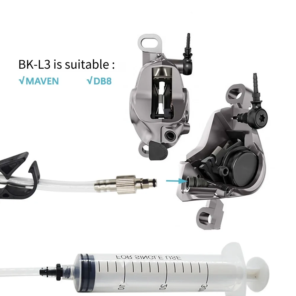 Hydraulisches Entlüftungsset für Fahrradbremsen, kompatibel mit Guide Level Maven DB8, zum Ölfüllen von SRAM-Bremssystemen. – Detail 3