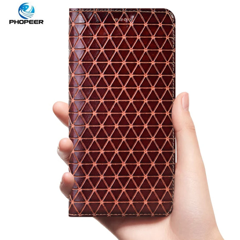 Luxury Diamond Genuine Leather Case For XiaoMi Redmi Note 4X 5 6 7 8 8T 8 9 9s 9T Pro Max Mobile Phone Flip Cover