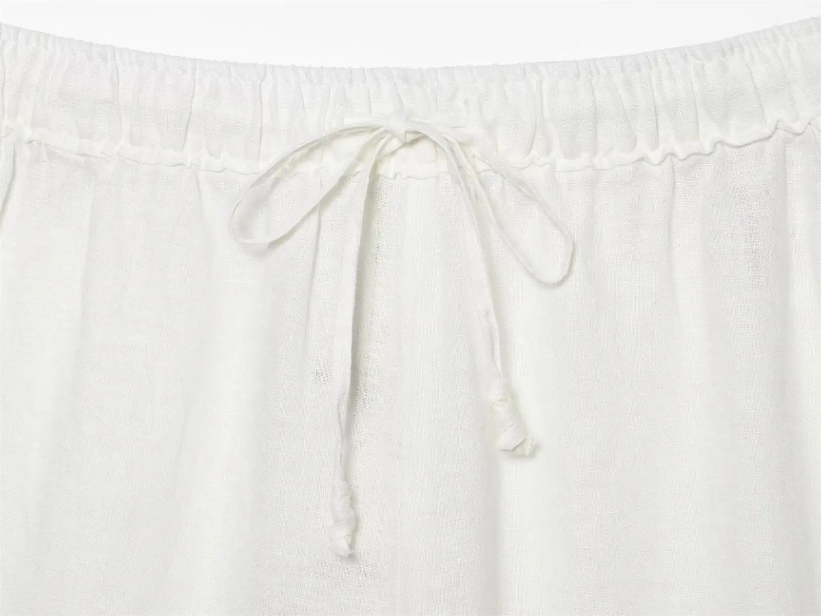 TFMLN 2026 Damen-Split-Lange Hose Sommer Neu Elastischer Bund Schnürung Dekorative Loose-Fit-Hose Lässige Mode Vielseitig – Detail 13