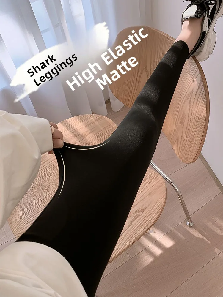 High-end fce forrado arca pele calças femininas thiened outono inverno yoga calças de camada base quente calças de algodão