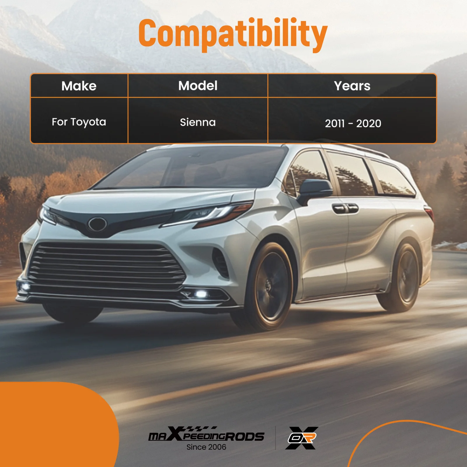 

Front Right Lower Control Arm w/Ball Joint for Toyota Sienna 2011-2018 2019 2020