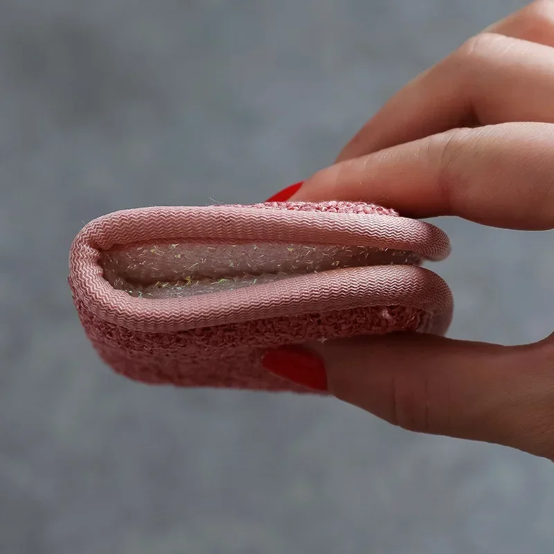 

Двусторонняя чистящая хлопковая губка для мытья посуды на кухне, антипригарная масляная щетка, кастрюля, бытовая тряпка для мытья посуды, губка