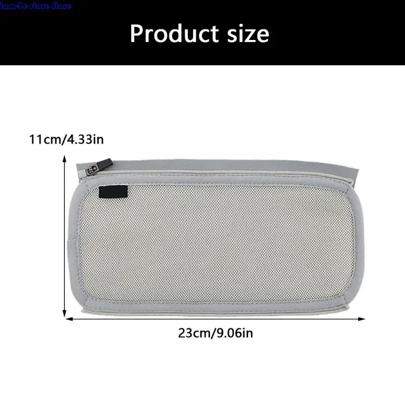 D0UA Universal Headphone Pelindung Headband untuk Cloud 2 Headset Soft Breathable Headbeam Lengan Penutupan Ritsleting Aman