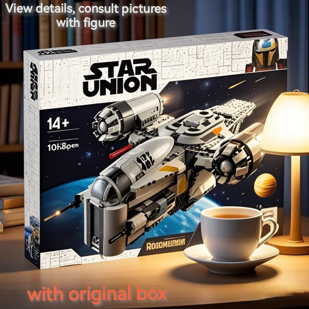 

С оригинальной коробкой, 1023 шт., эксклюзивные строительные блоки Razored Crest, кирпичи, звезда 75292, блок подарков на день рождения, Рождество