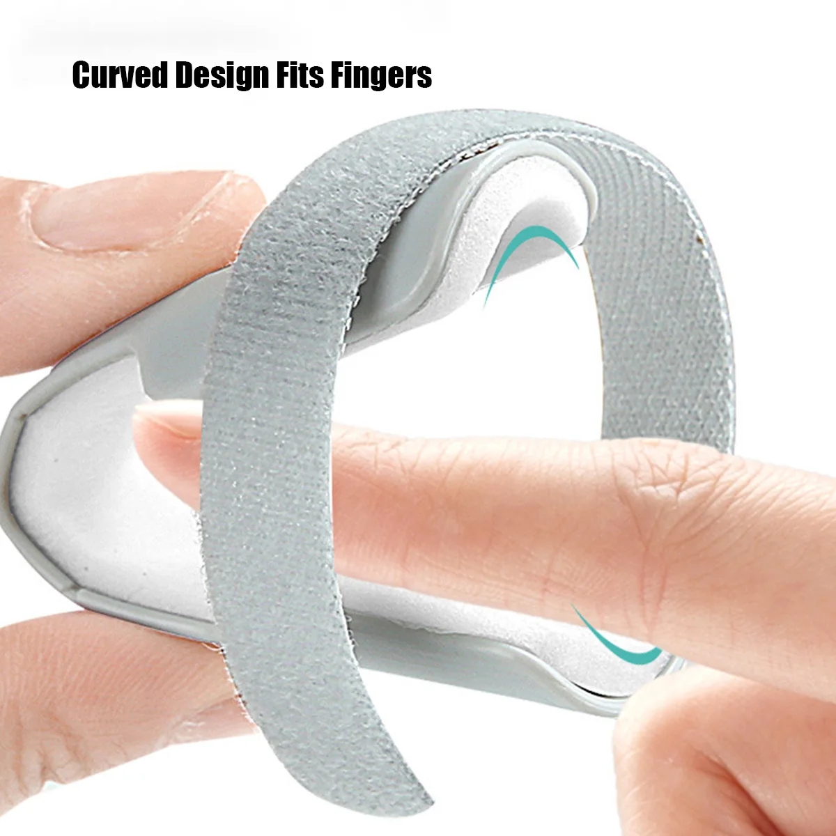 One Piece Finger Fixed Splint Fixed Support Device,Five Finger Fixed Splint Trainer,Finger Sleeve