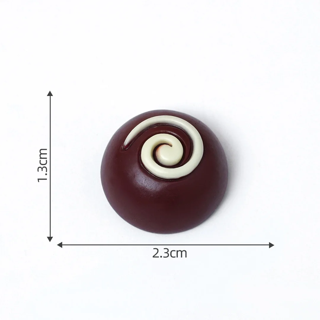

30 Pcs Simulation Chocolate Artificial Fake Pastry Educational Model Decorative Decorations Cream Gum